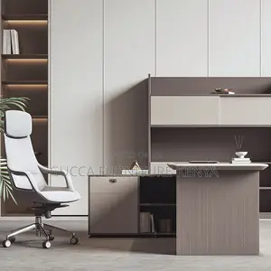 Office Tables:160cm Trendy Secure L-Fashion Computer Desk