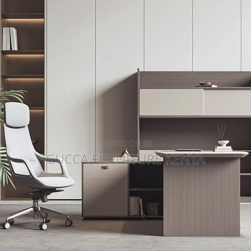 Office Tables:160cm Trendy Secure L-Fashion Computer Desk