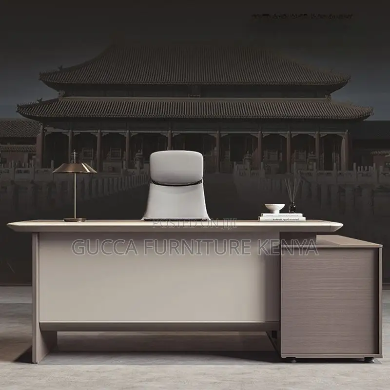 Office Tables:160cm Trendy Secure L-Fashion Computer Desk