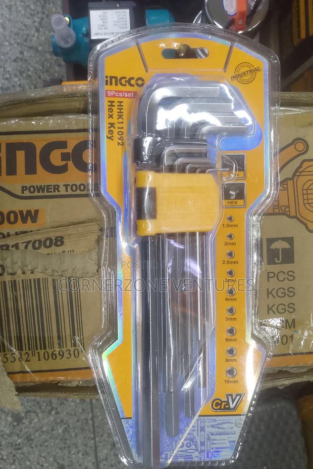 Allen Keys Extra Long Ingco Hex Keys HHK11091 - main view