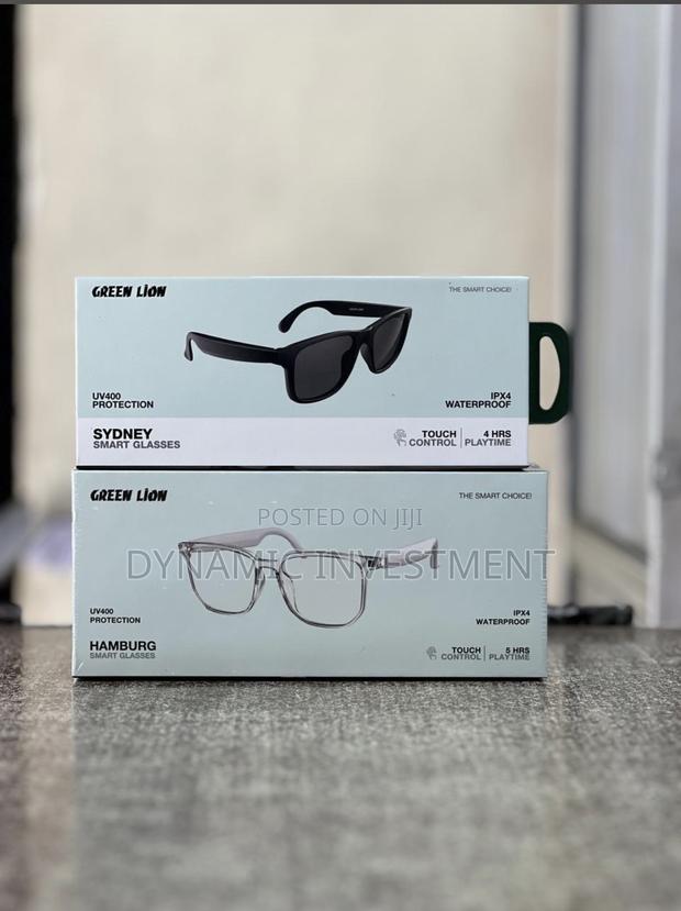 Green Lion Sydney Hamburg Smart Glasses - Black