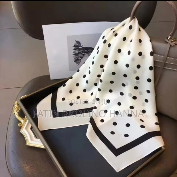 Polka Dotted Head Scarf - main view