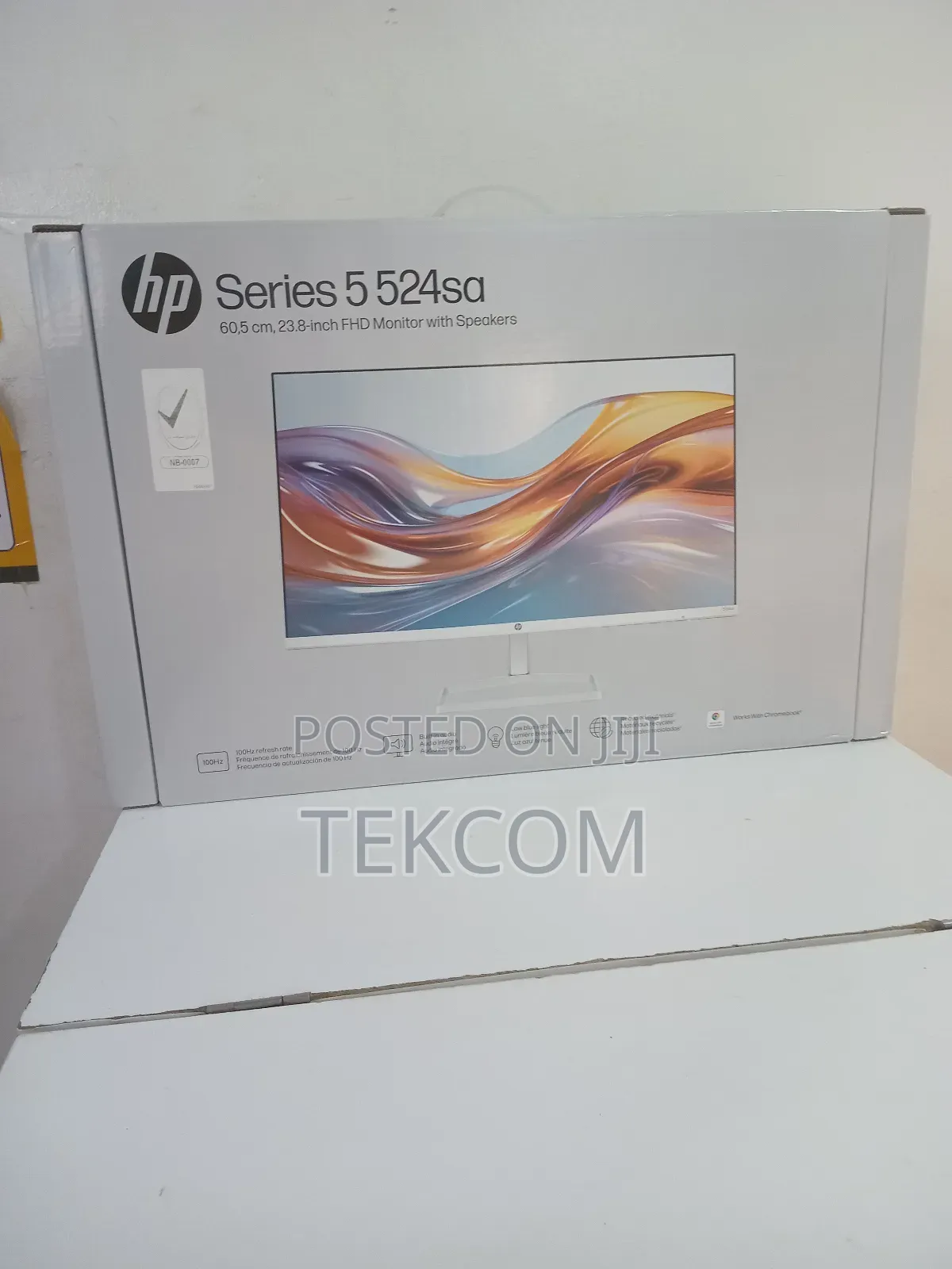Hp 524sa Series 5 23.8" Fhd Monitor, Integrated Speakers