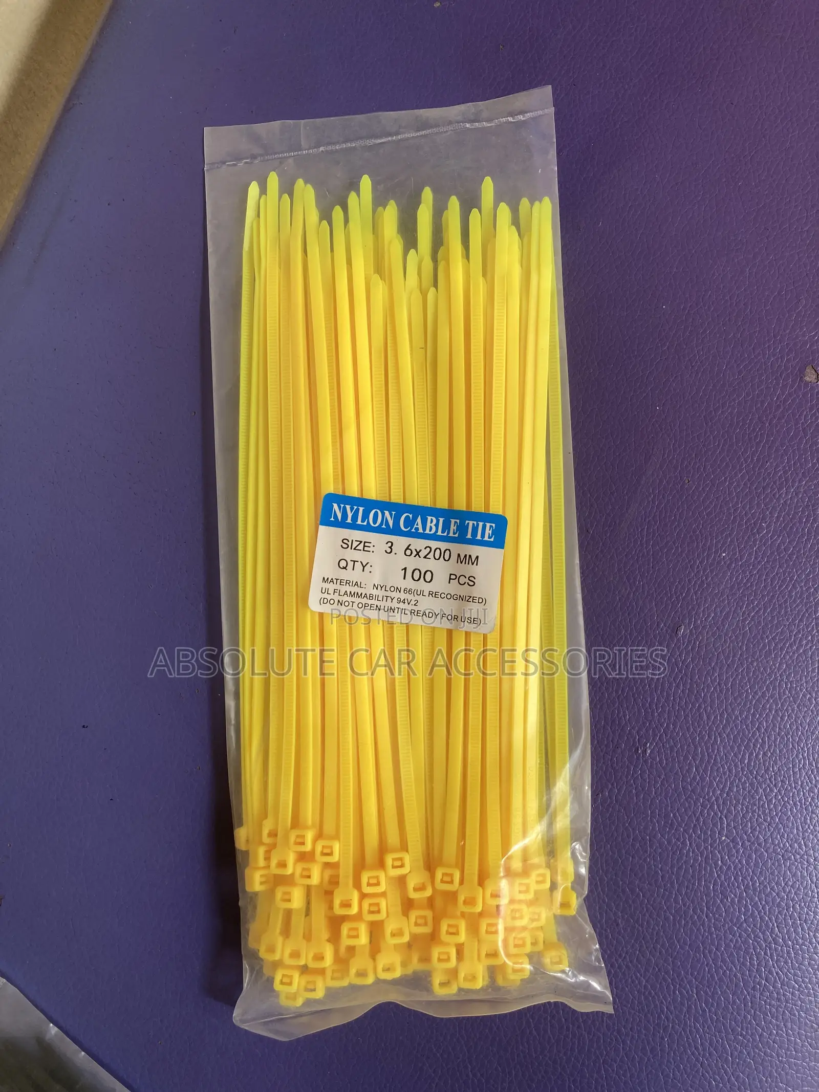 3.6 By 200mm Cable Ties