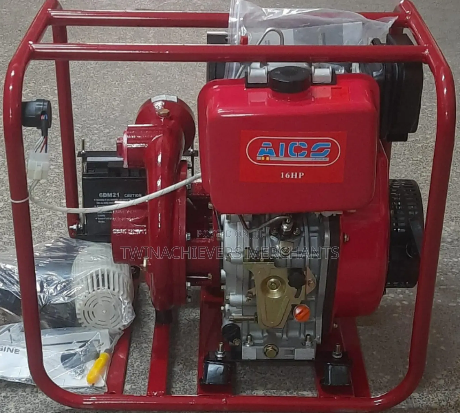 Aico Diesel Water Pump 3INCH High Pressure Key Start