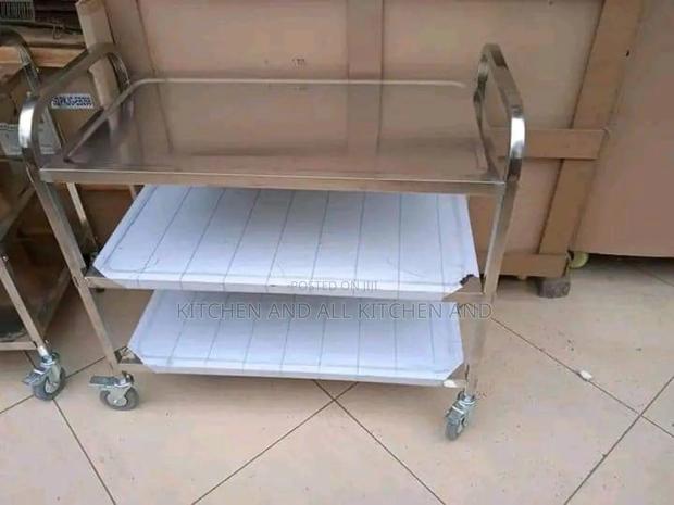 Quality Stainless Restaurant Trolley