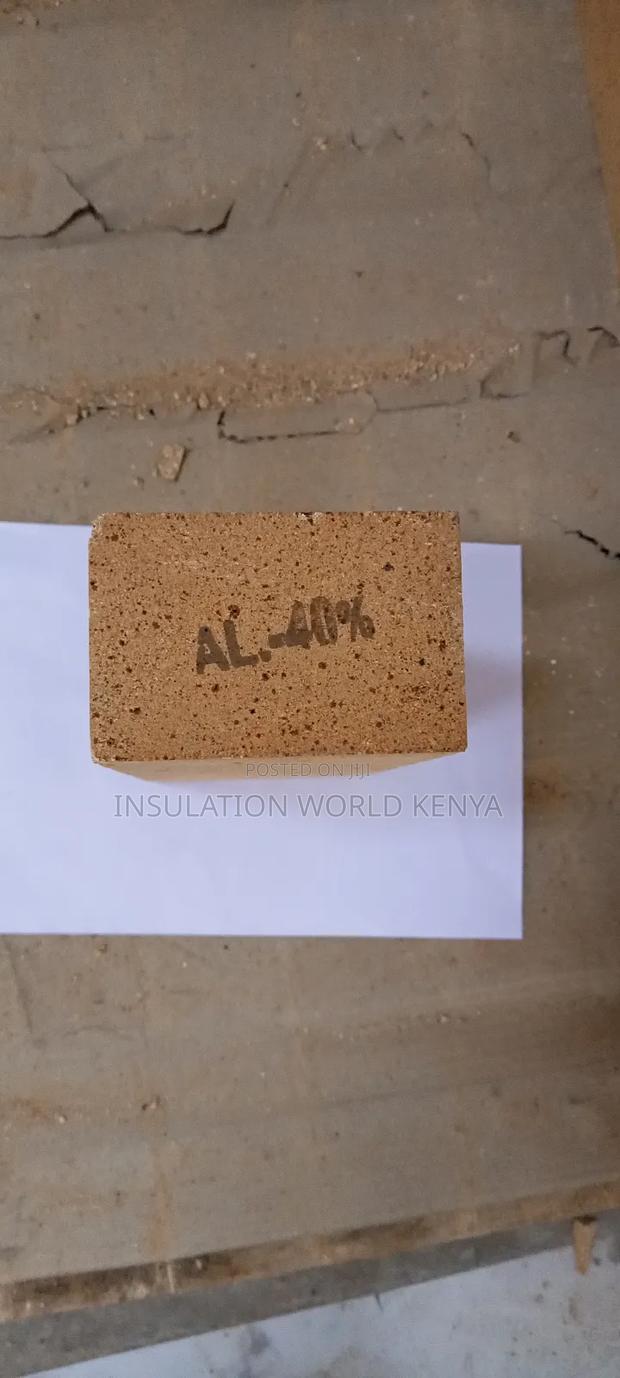 40% Alumina Standard Refractory Fire Bricks 230x115x75mm - main view