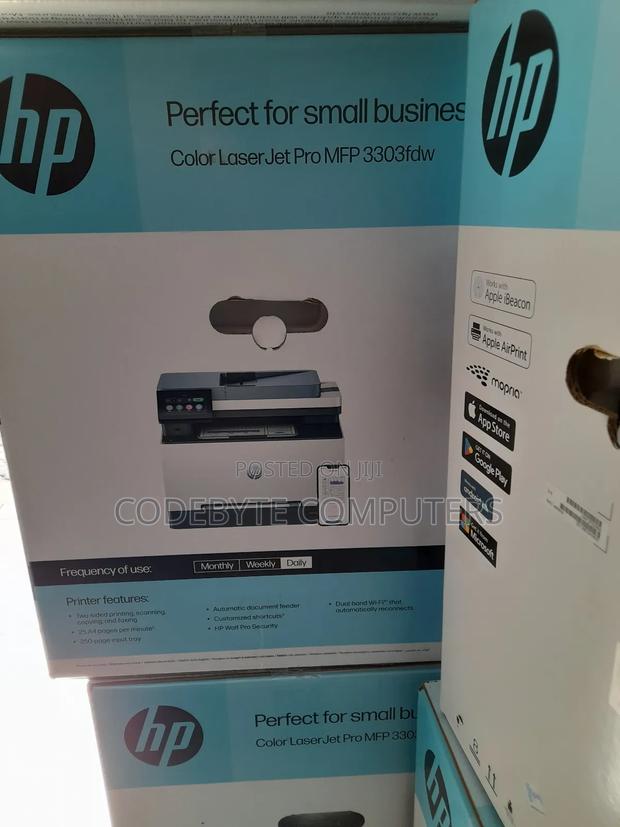 Hp Color Laserjet Pro Mfp 3303fdw> All In One Printer