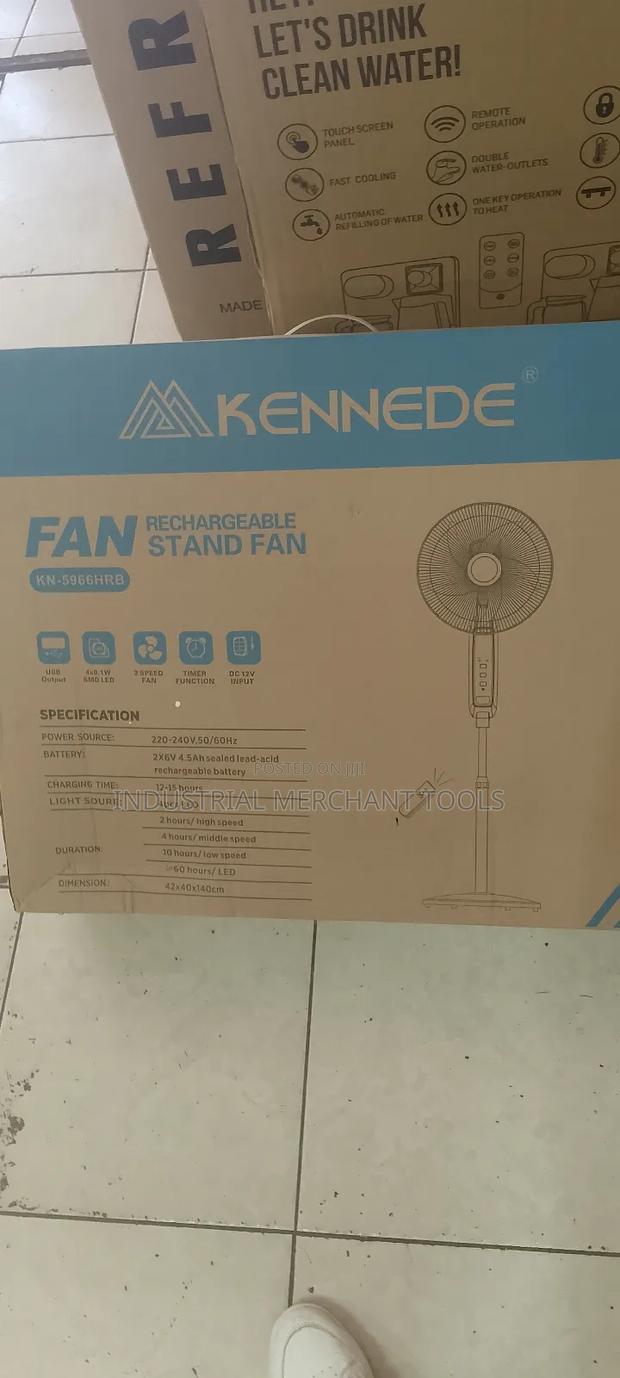 Rechargeable Stand Fan