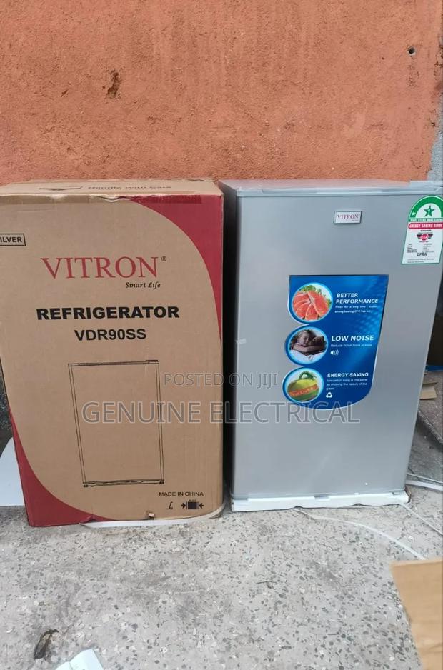 Silver Vitron 90L Single Door Mini Fridge VDR90SS