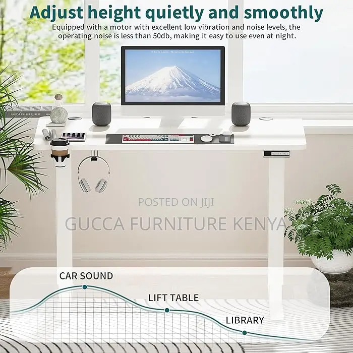 Office Tables:120x60cm Electric Elevated Modern Desk