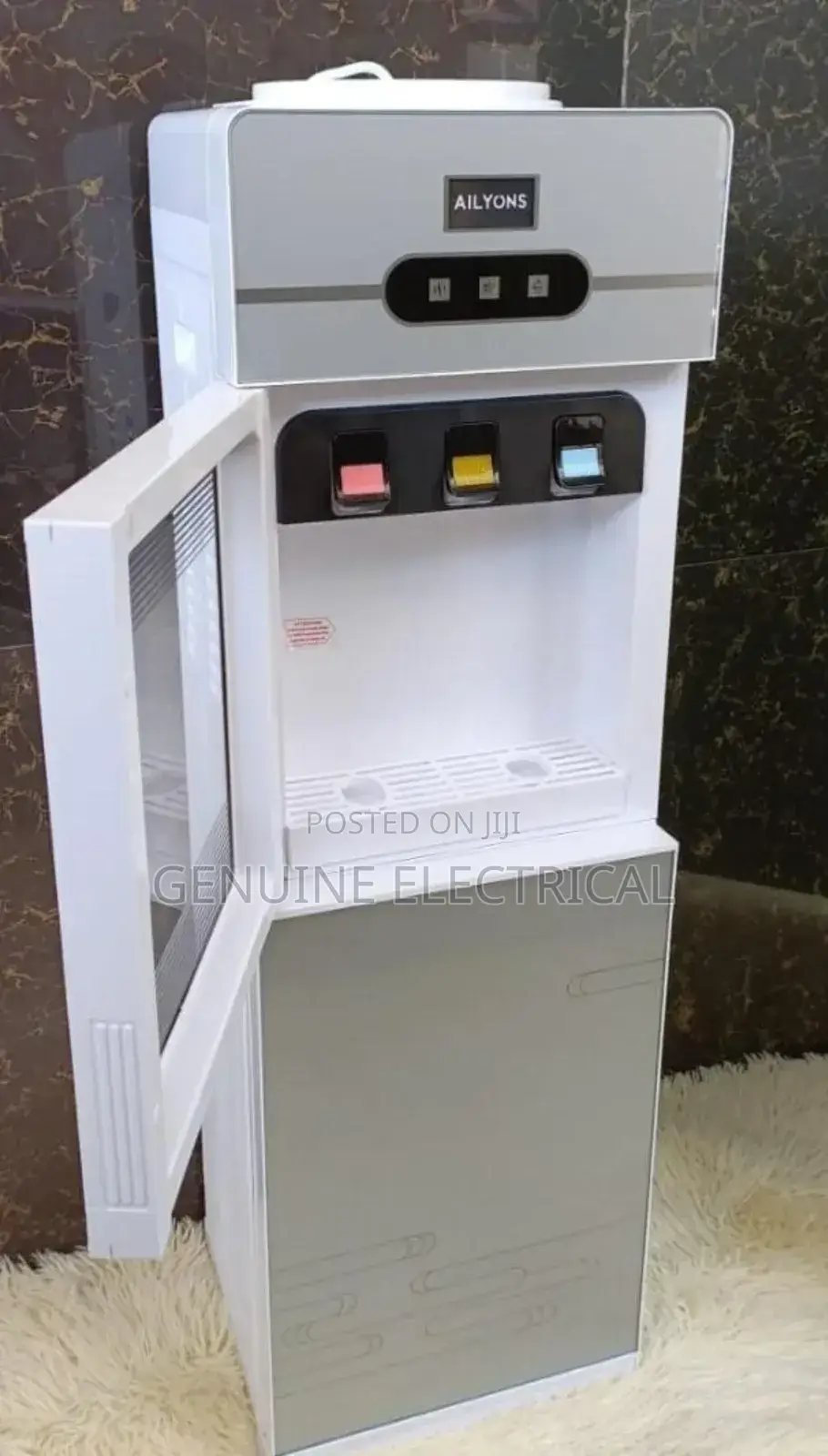 Ailyons Water Dispenser Hot Cold Normal , Silver Top Load