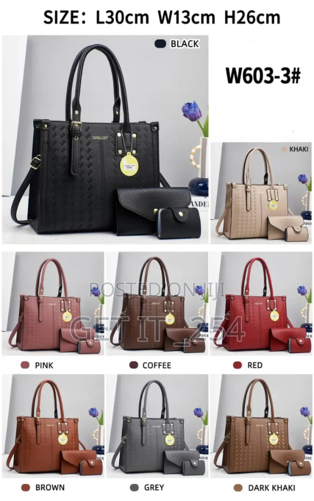 W603_3 3in1 Set
Handbag