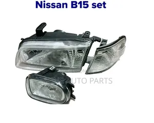 Nissan B15 Headlight, Foglights, Corner Light Set