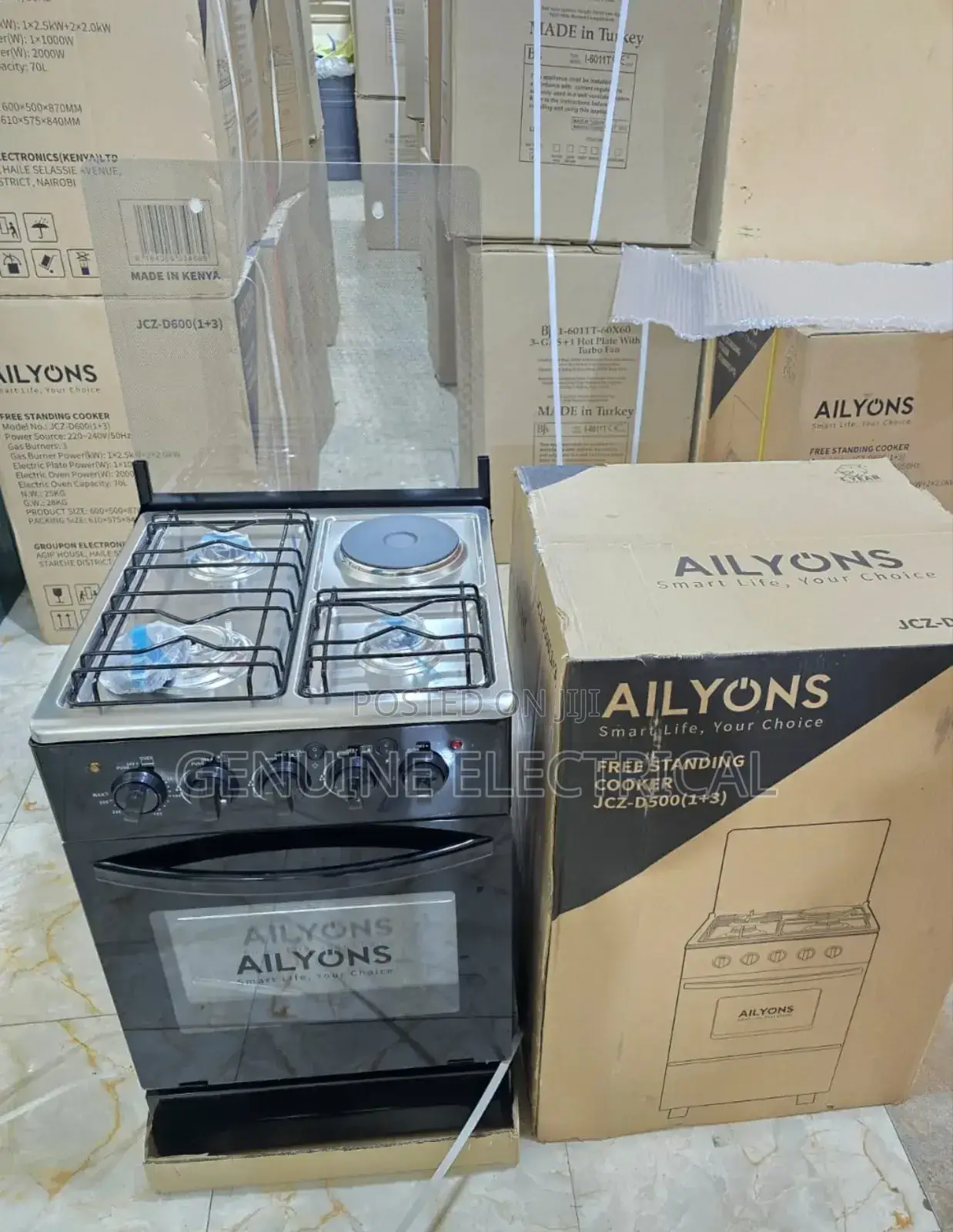 50*55 Ailyons 3+1 Standing Cooker Good Quality