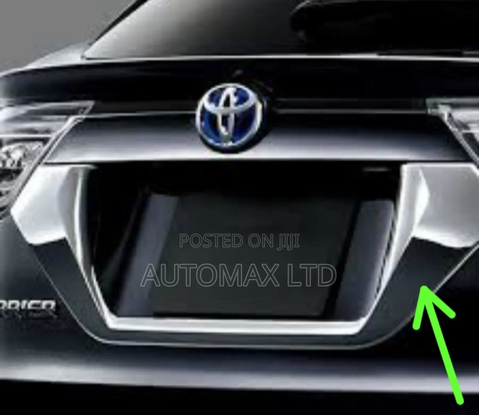 Toyota Harrier, Yr2014+ Stylish Back Door Garnish (Chrome)