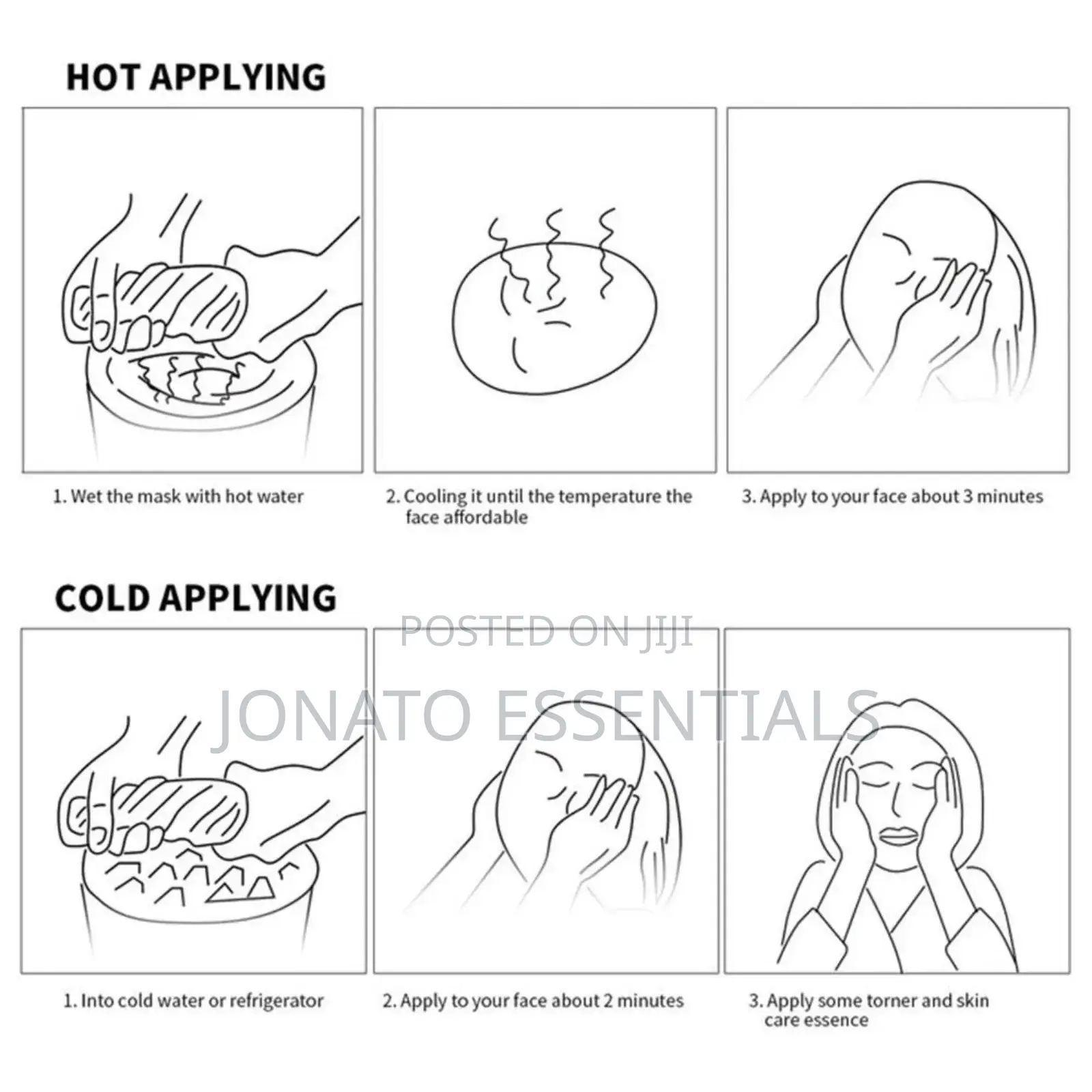 Facial Mask Towel, Face Steam Bath Towel