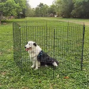 Foldable Dog Exercise Pen With Step-Through Door - thumbnail 2