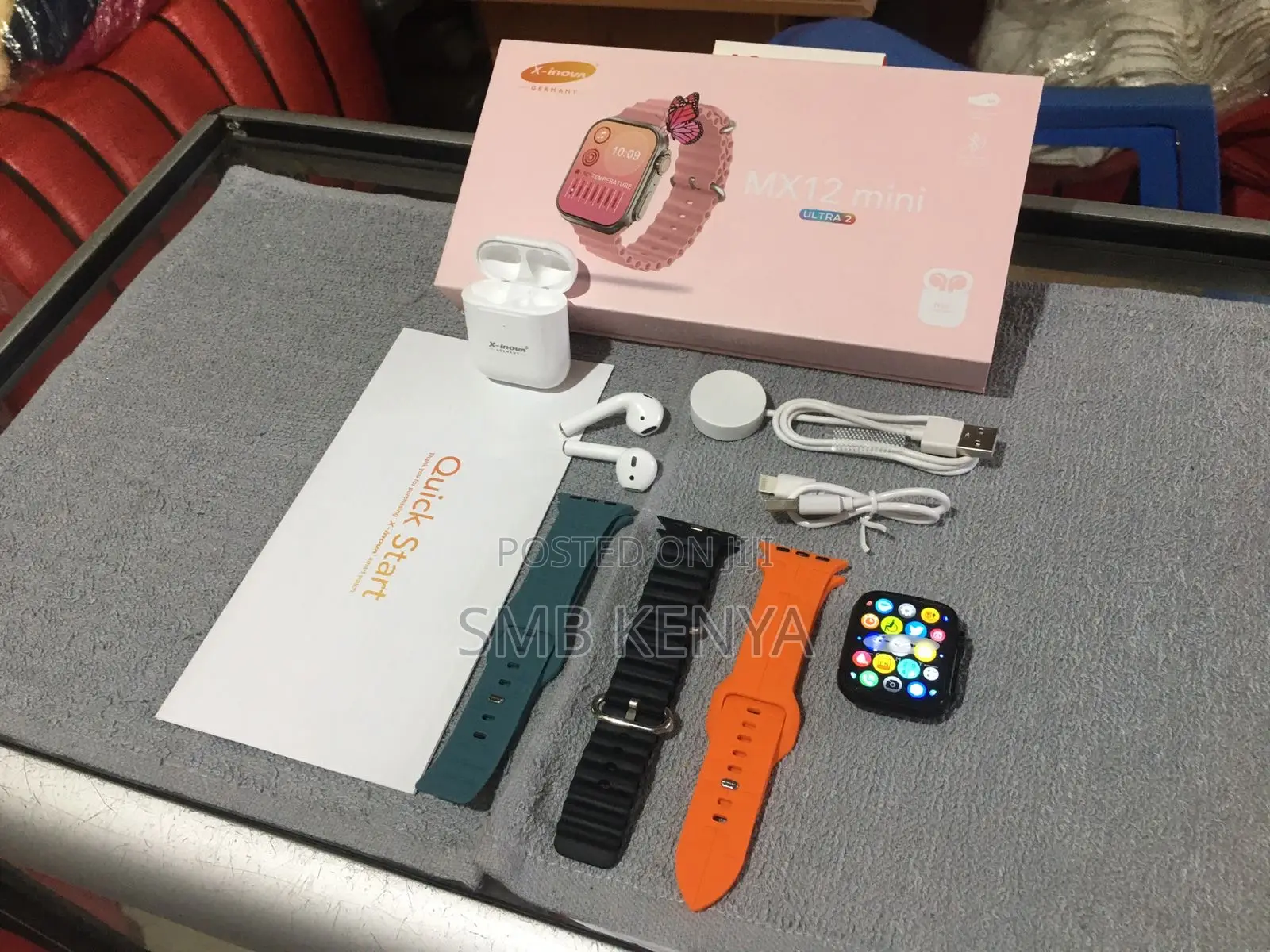 Germany Mx12 Mini Ultra 2 Smart Watch With Airpods