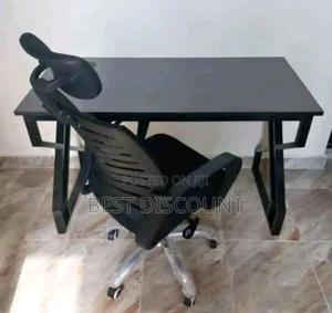 All Black Table and Chair - thumbnail 2
