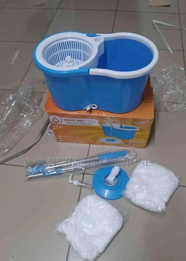 *360° Magic Spin Mop Adjustable Handle Microfiber - main view