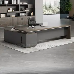 1600mm Executive Office Table + Side Drawers