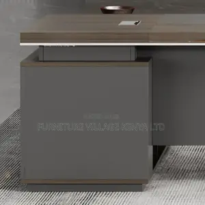 1600mm Executive Office Table + Side Drawers