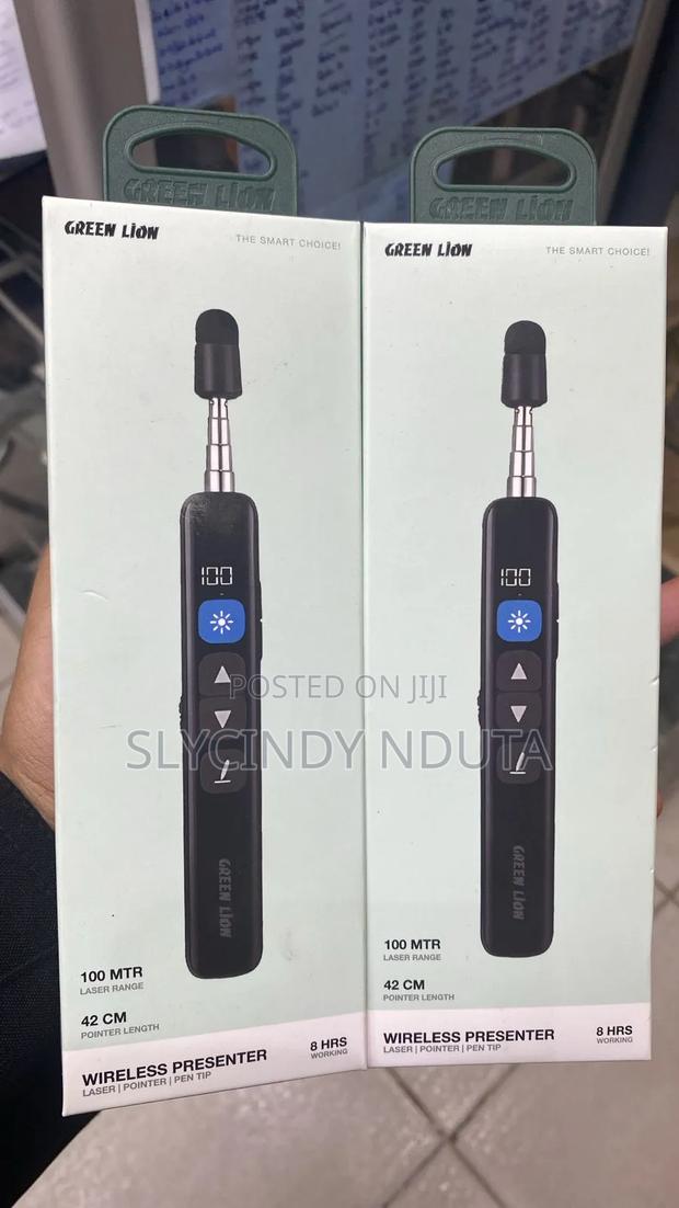 Green Lion Wireless Presenter With Laser Pointer Pen