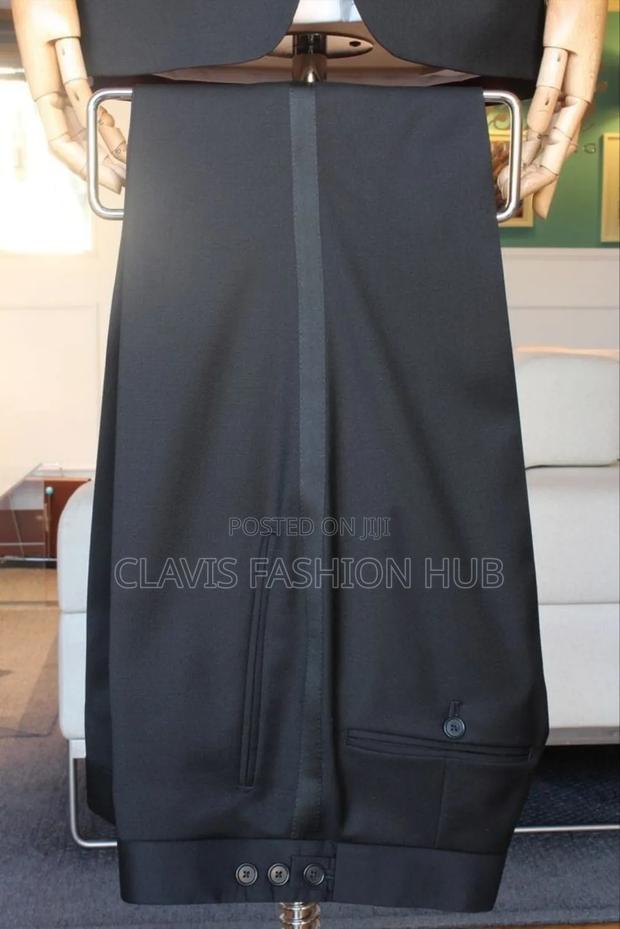 Blue and Black Striped Pants for Men - thumbnail 2