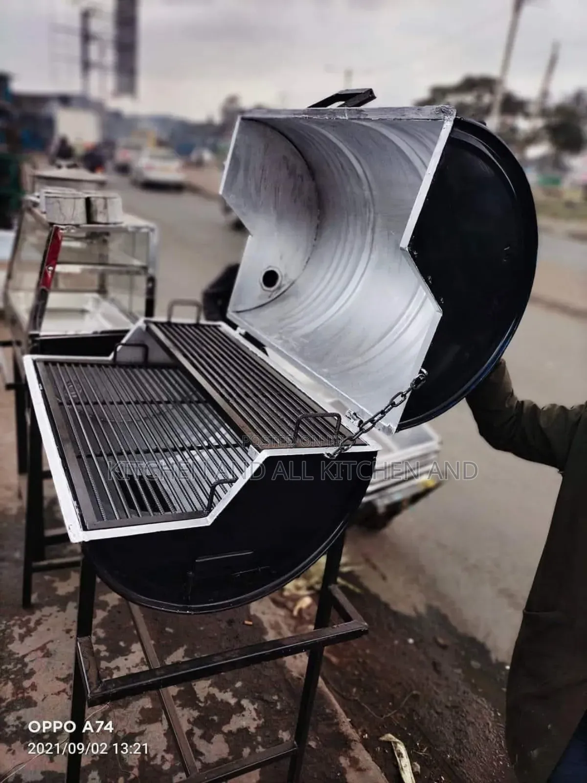 Closed Outdoor BBQ Grill