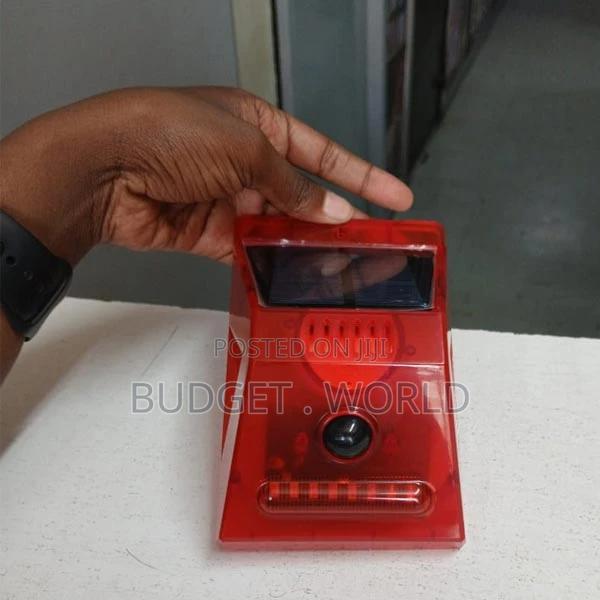 Remote Control Security Solar Powered Motion Sensor Alarm