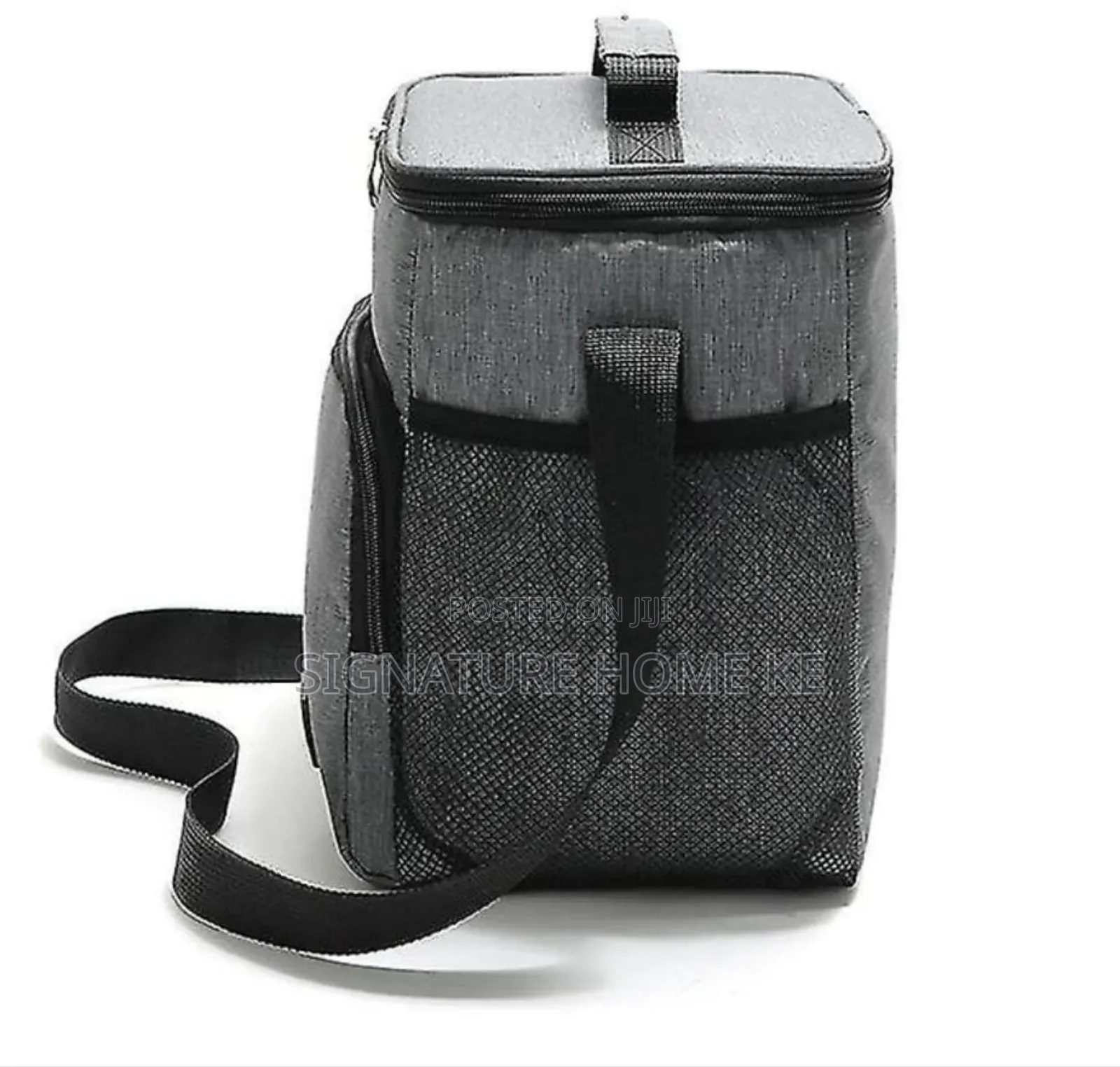 Side Pocket 2 Layer Insulated Lunch Bag