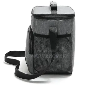 Side Pocket 2 Layer Insulated Lunch Bag