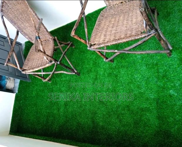 Grass Carpets Grass Carpets Installation on Balcony - main view