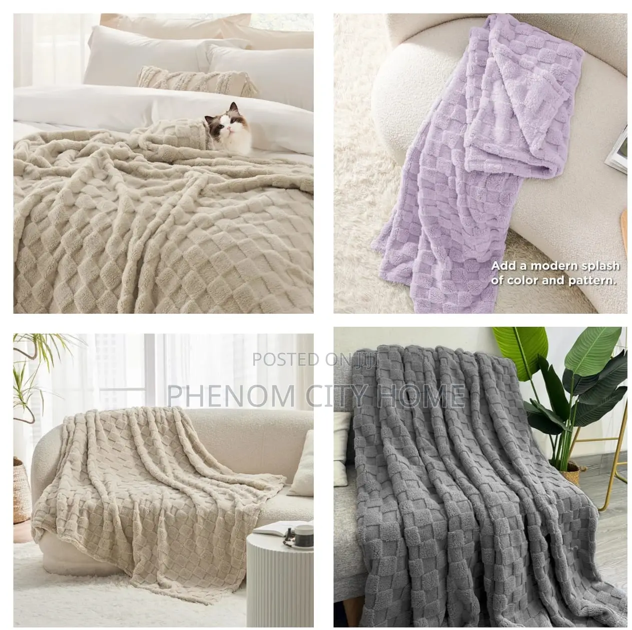 Warm Elegant Throwblankets/Fleece Blankets Availablenew