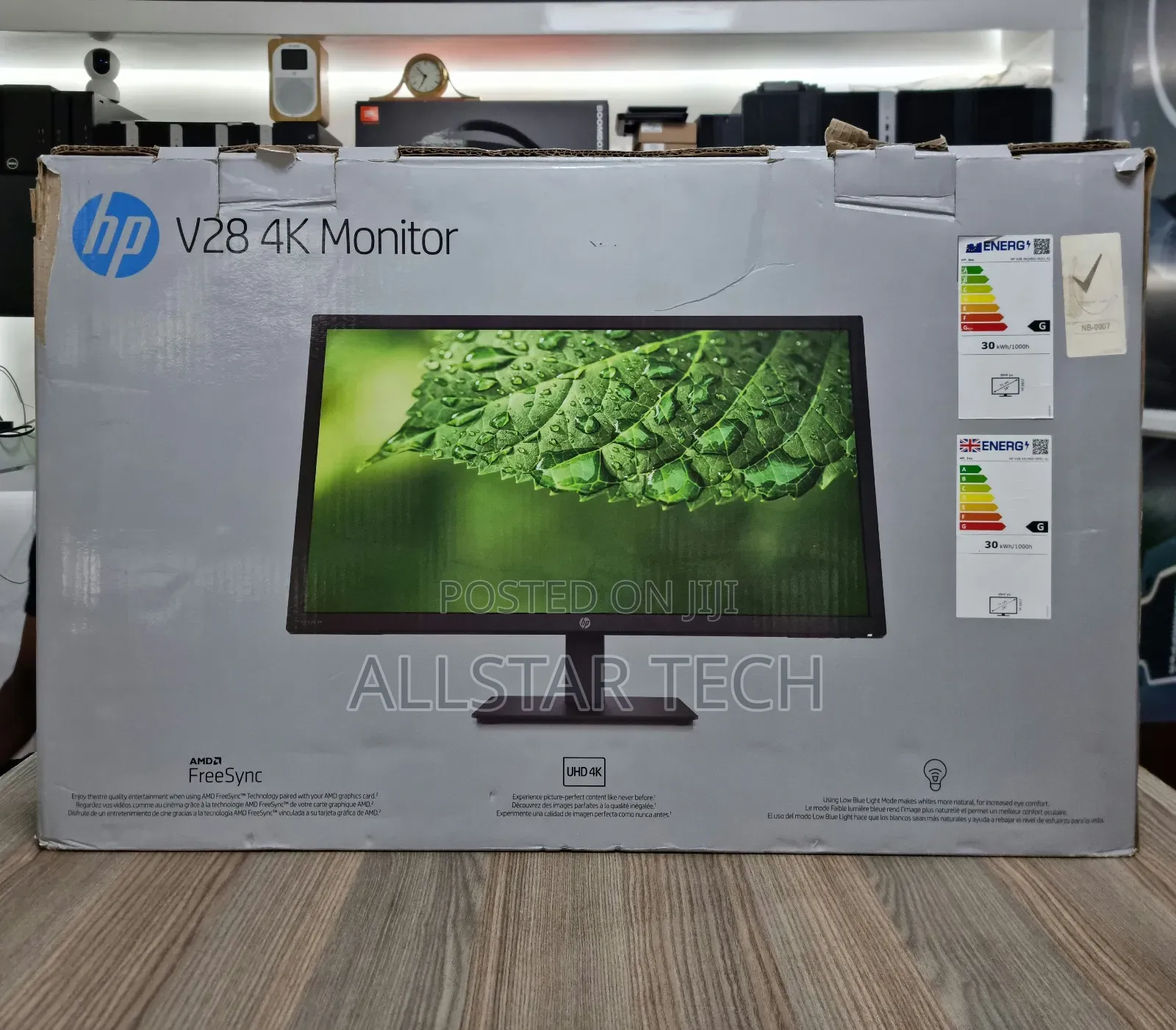 HP V28 Computer Monitor