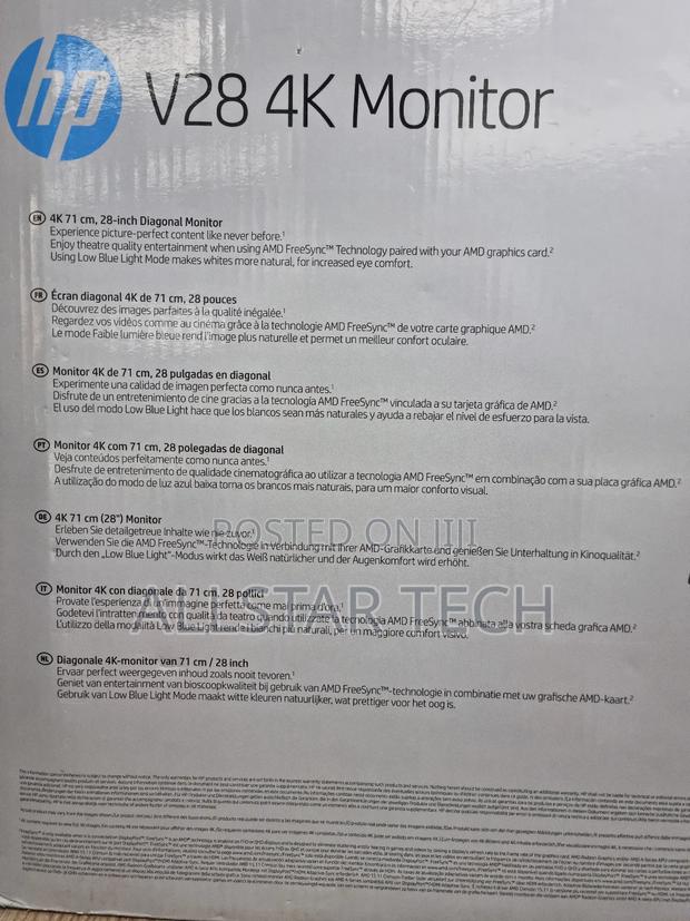 HP V28 Computer Monitor - thumbnail 4