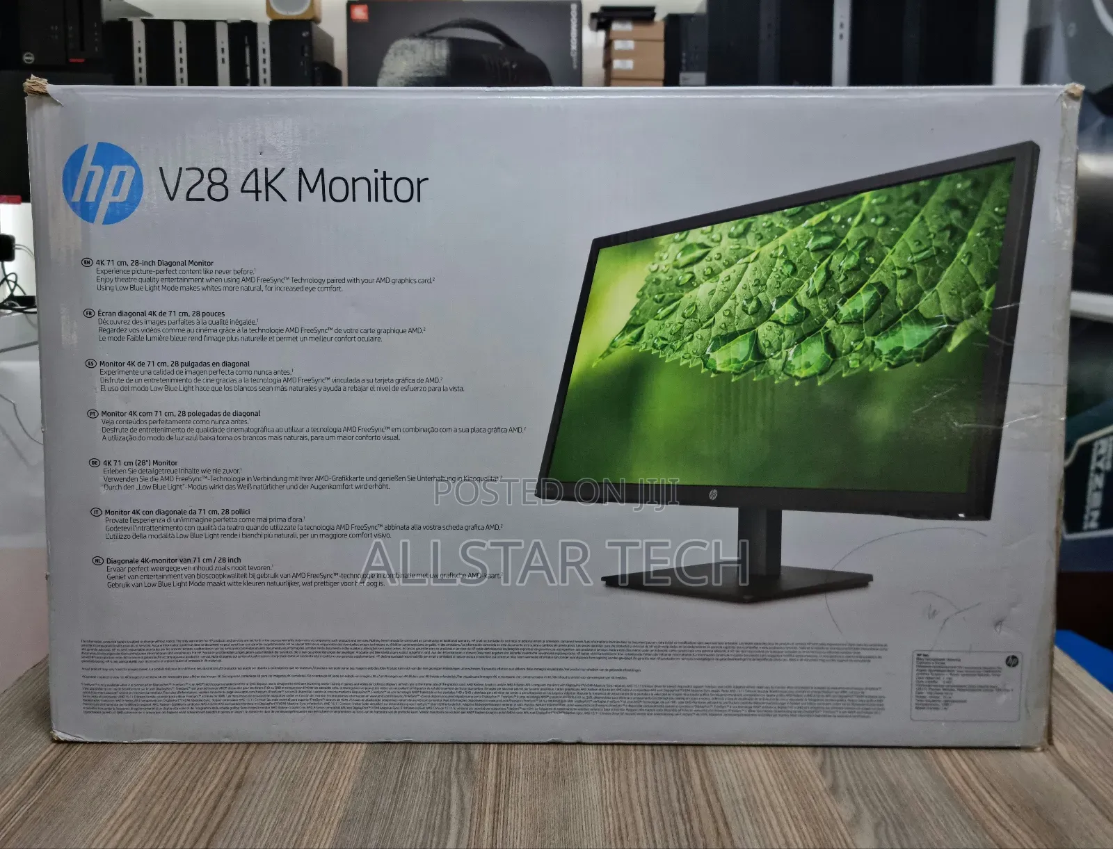 HP V28 Computer Monitor