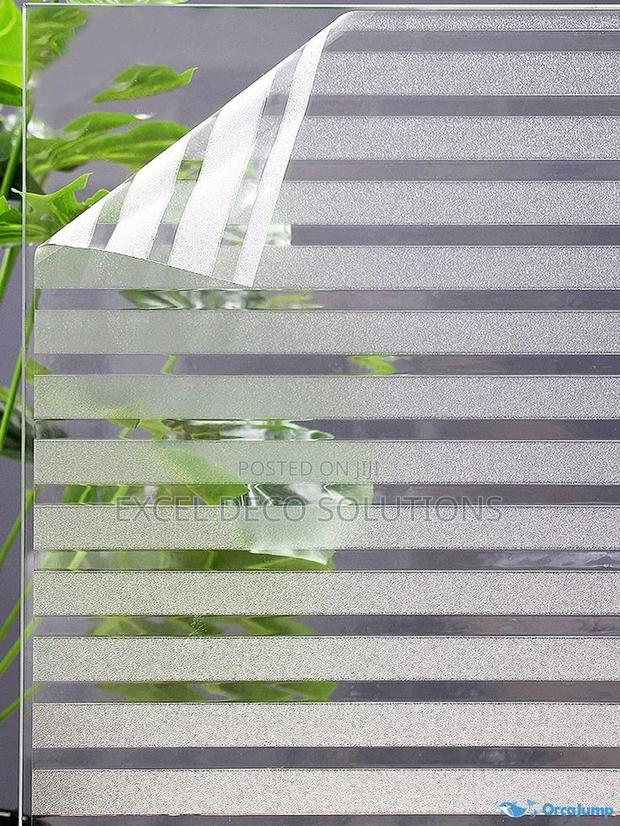 Stripped Decorative Window Film - main view