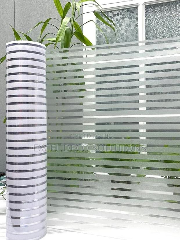 Patterned Frosted Sticker - main view