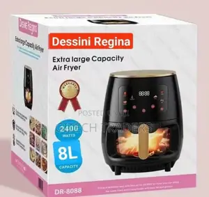 *Glass Oven Dessini Air Fryer 8 Litres