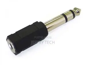 Stereo 3.5mm Socket to 6.5mm Jack Adapter