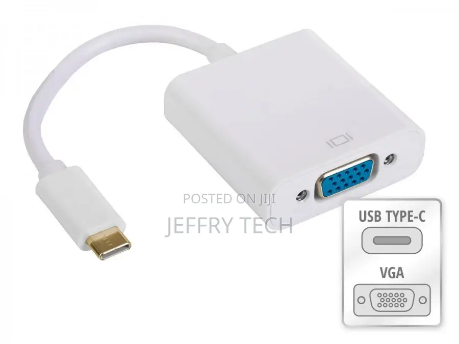 15cm USB 3.1 Type-C to VGA Cable Adapter
