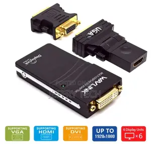 USB to DVI, HDMI VGA Displaylink Video Adapter