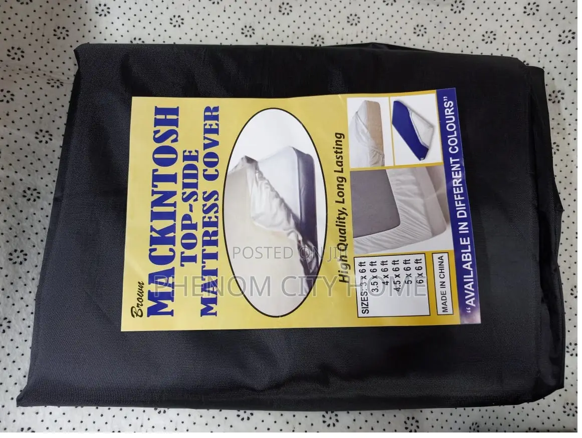 Black and Navy Blue Topside Mackintosh Mattress Protector