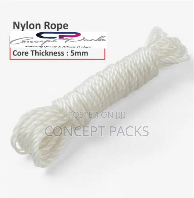12pcs 5mm X 10 Metres Nylon Rope.