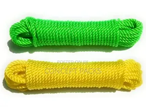 12pcs - Coloured 6mm X Length of Rope: 10 Metres