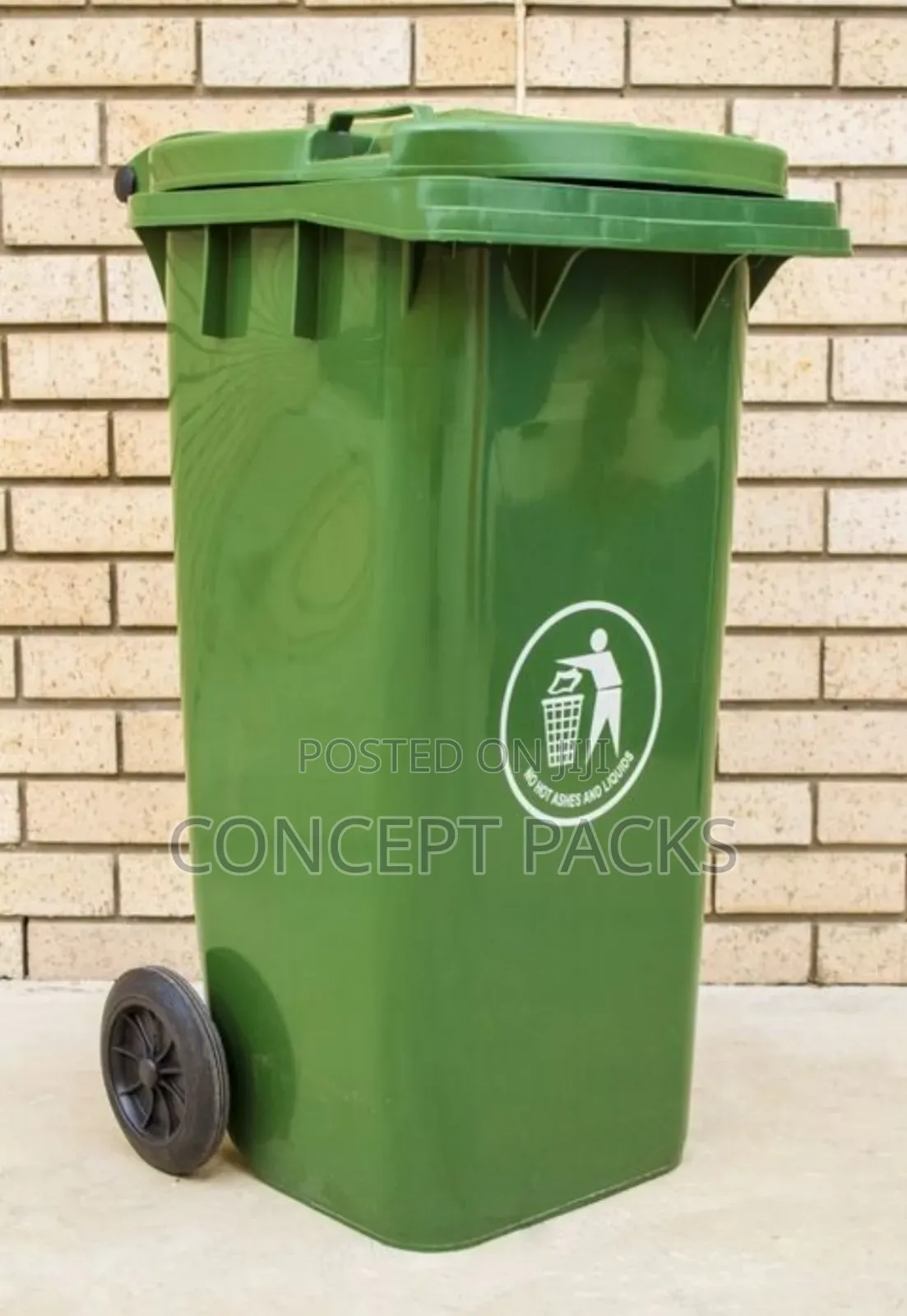 Large Outdoor Garbage Wheeled Trash Bin 240L