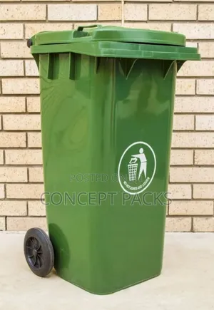 Large Outdoor Garbage Wheeled Trash Bin 240L