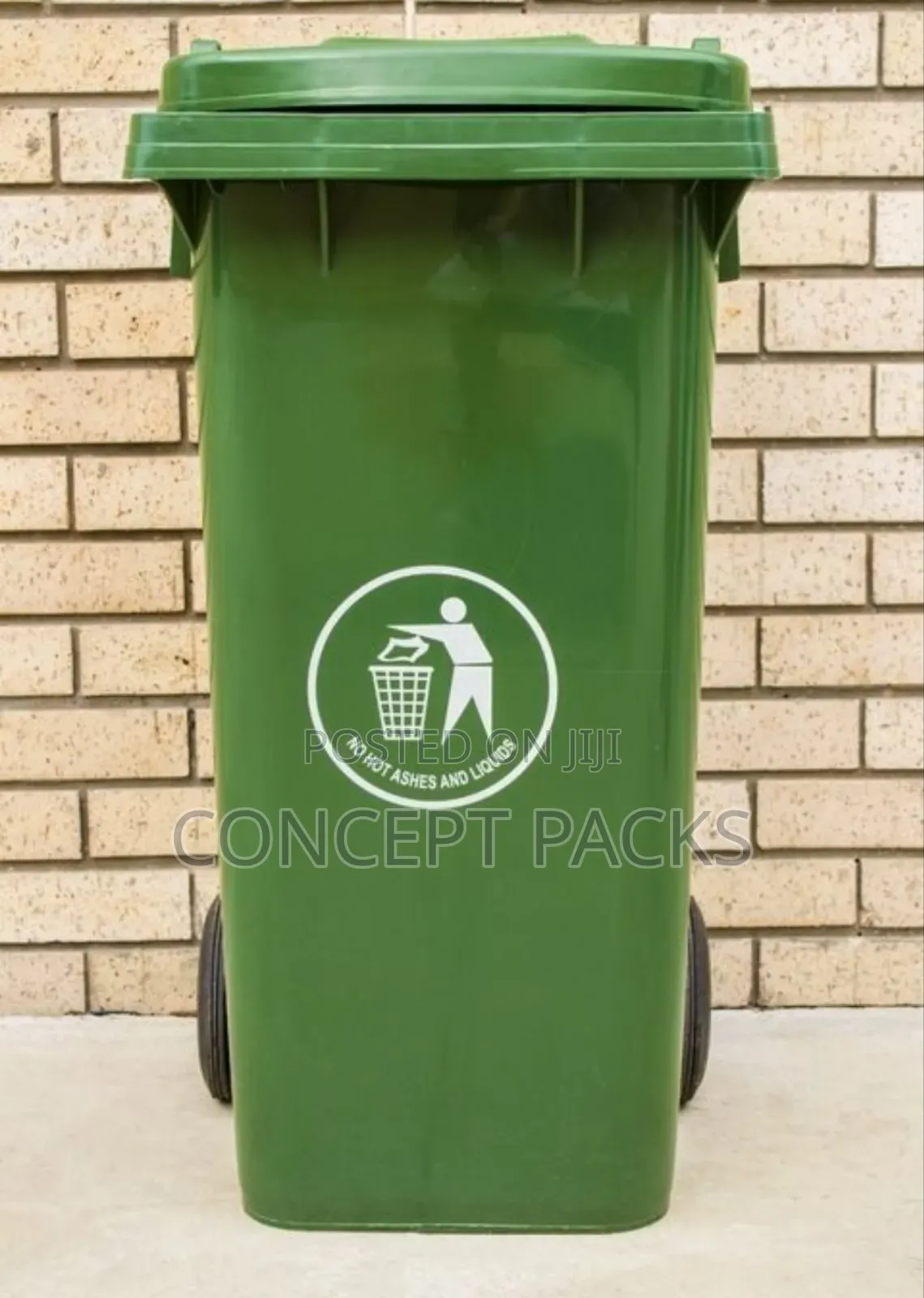 Large Outdoor Garbage Wheeled Trash Bin 240L